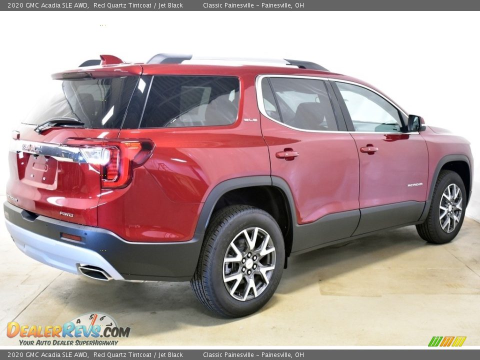 2020 GMC Acadia SLE AWD Red Quartz Tintcoat / Jet Black Photo #7