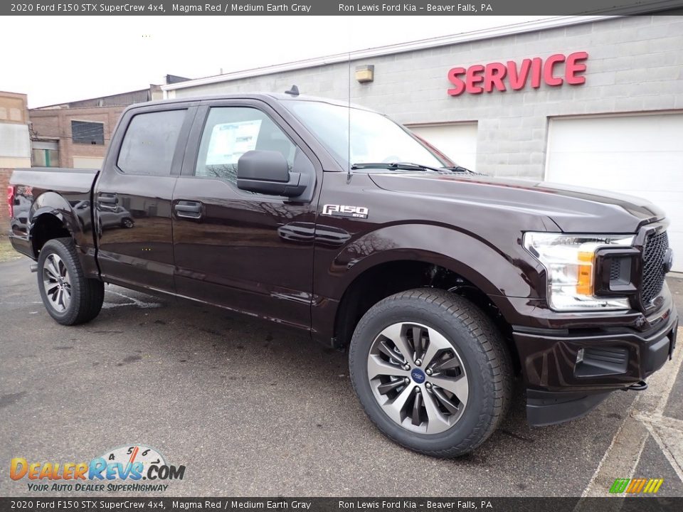 Magma Red 2020 Ford F150 STX SuperCrew 4x4 Photo #8