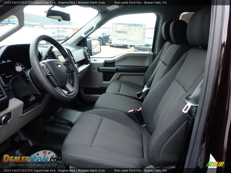 Front Seat of 2020 Ford F150 STX SuperCrew 4x4 Photo #11