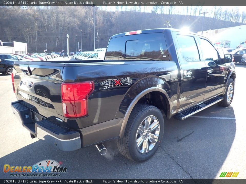 2020 Ford F150 Lariat SuperCrew 4x4 Agate Black / Black Photo #2