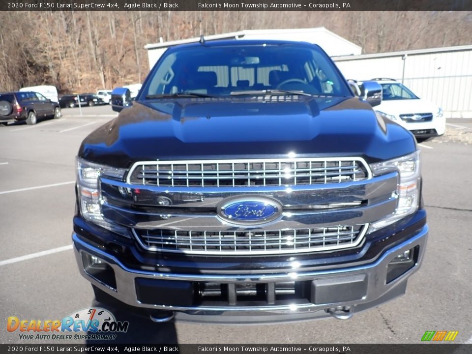2020 Ford F150 Lariat SuperCrew 4x4 Agate Black / Black Photo #4
