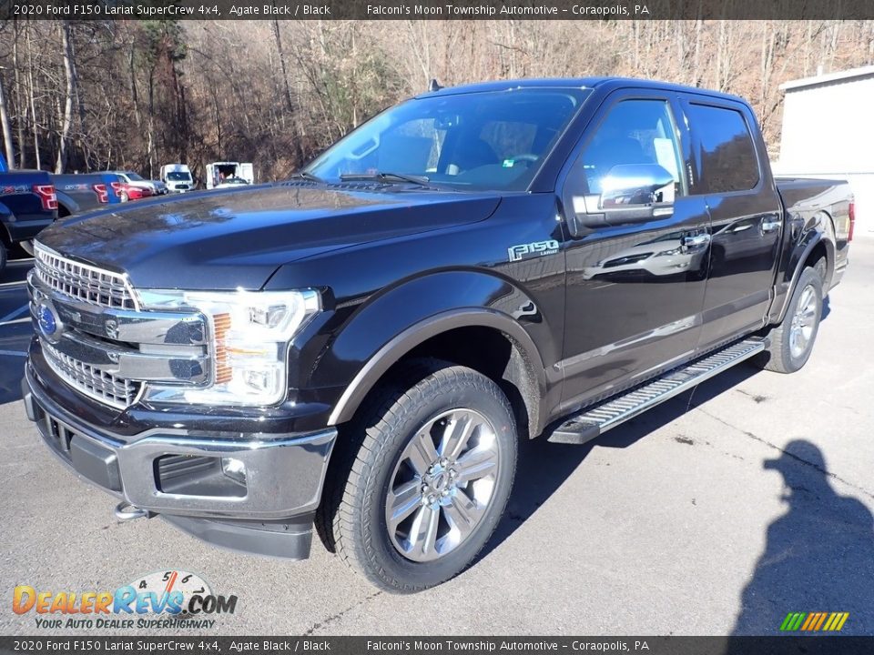 2020 Ford F150 Lariat SuperCrew 4x4 Agate Black / Black Photo #5