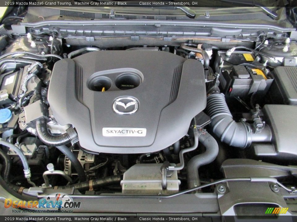 2019 Mazda Mazda6 Grand Touring Machine Gray Metallic / Black Photo #13
