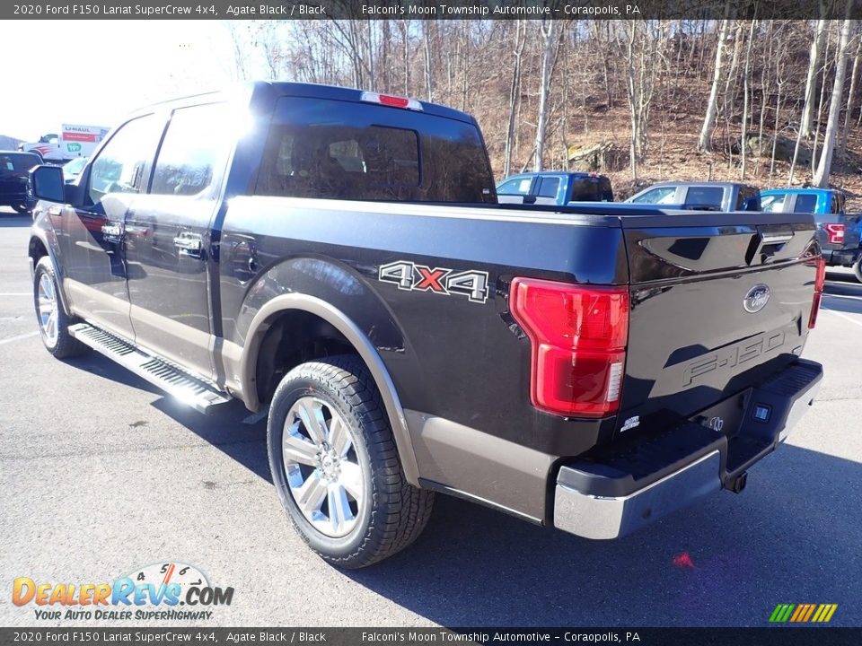 2020 Ford F150 Lariat SuperCrew 4x4 Agate Black / Black Photo #6