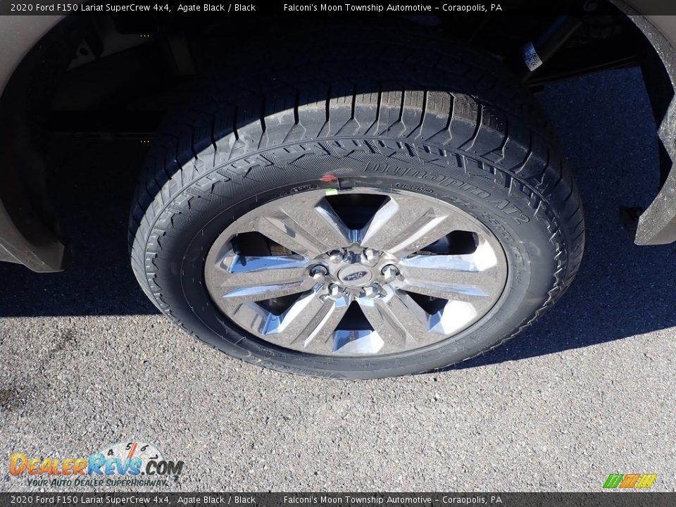 2020 Ford F150 Lariat SuperCrew 4x4 Agate Black / Black Photo #7