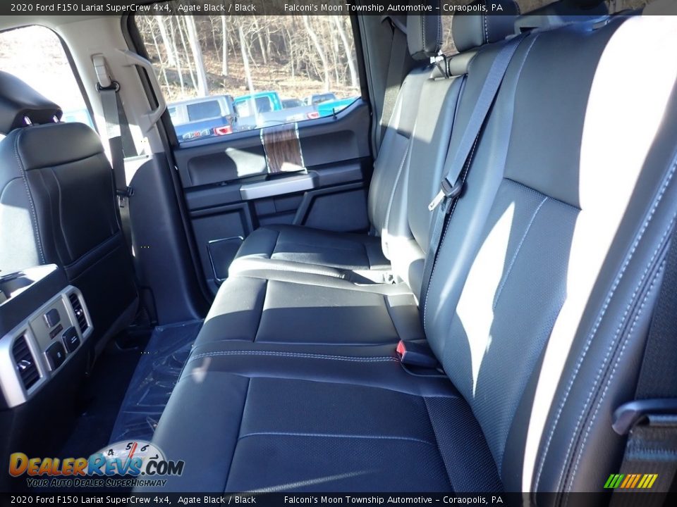 2020 Ford F150 Lariat SuperCrew 4x4 Agate Black / Black Photo #8