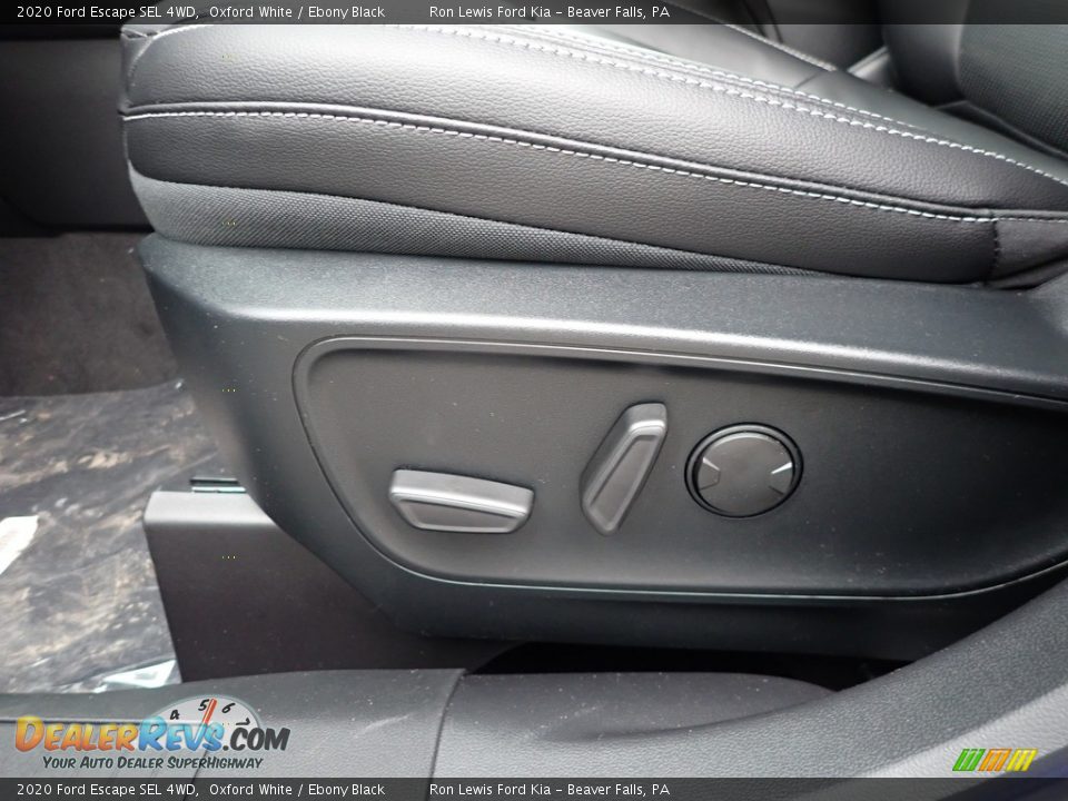 2020 Ford Escape SEL 4WD Oxford White / Ebony Black Photo #13