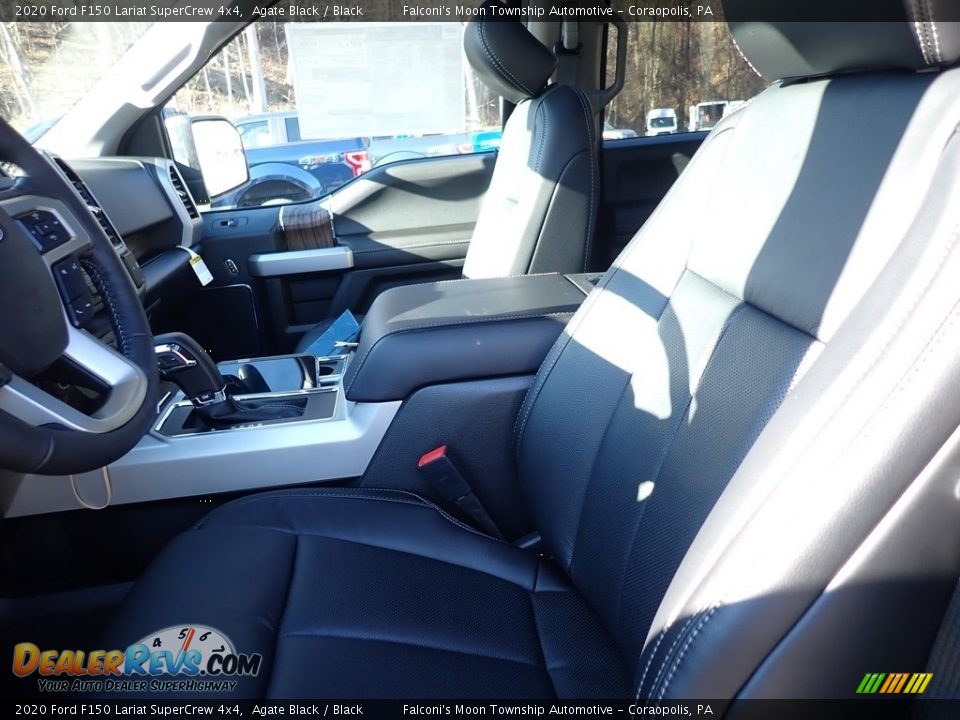 2020 Ford F150 Lariat SuperCrew 4x4 Agate Black / Black Photo #9