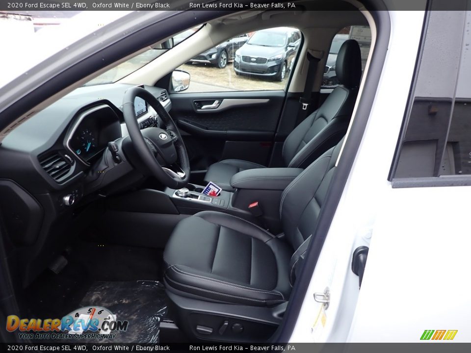 2020 Ford Escape SEL 4WD Oxford White / Ebony Black Photo #14