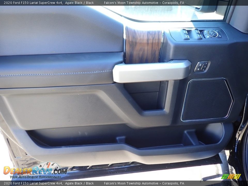2020 Ford F150 Lariat SuperCrew 4x4 Agate Black / Black Photo #10
