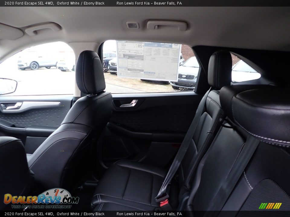 2020 Ford Escape SEL 4WD Oxford White / Ebony Black Photo #15