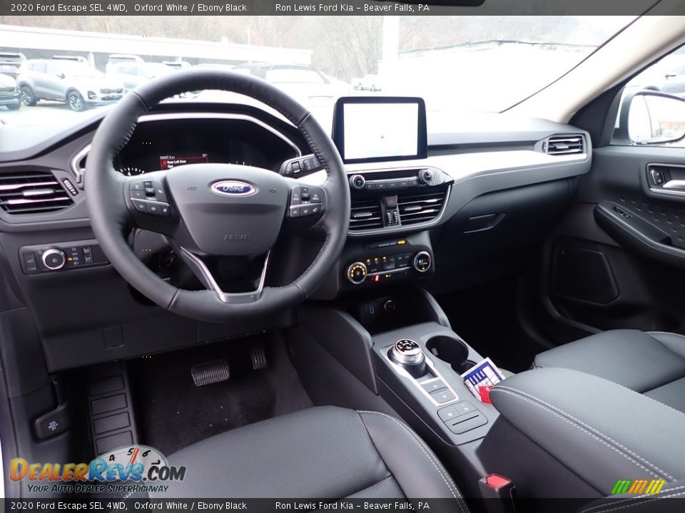 2020 Ford Escape SEL 4WD Oxford White / Ebony Black Photo #16