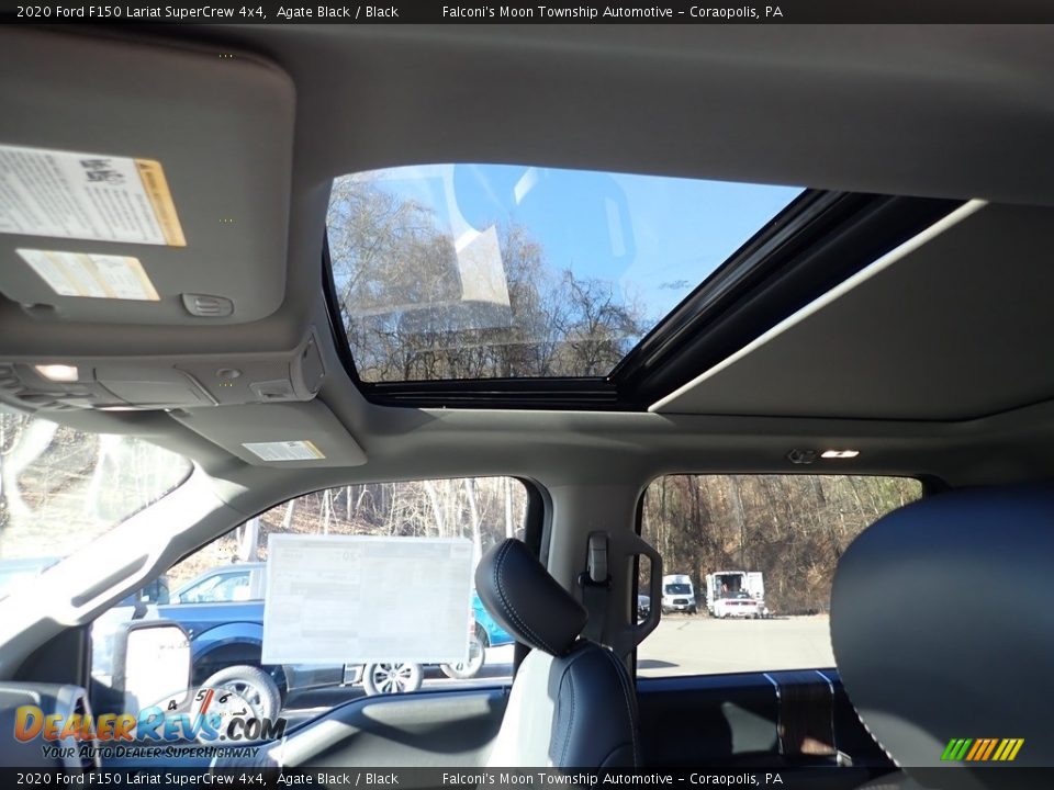 2020 Ford F150 Lariat SuperCrew 4x4 Agate Black / Black Photo #12