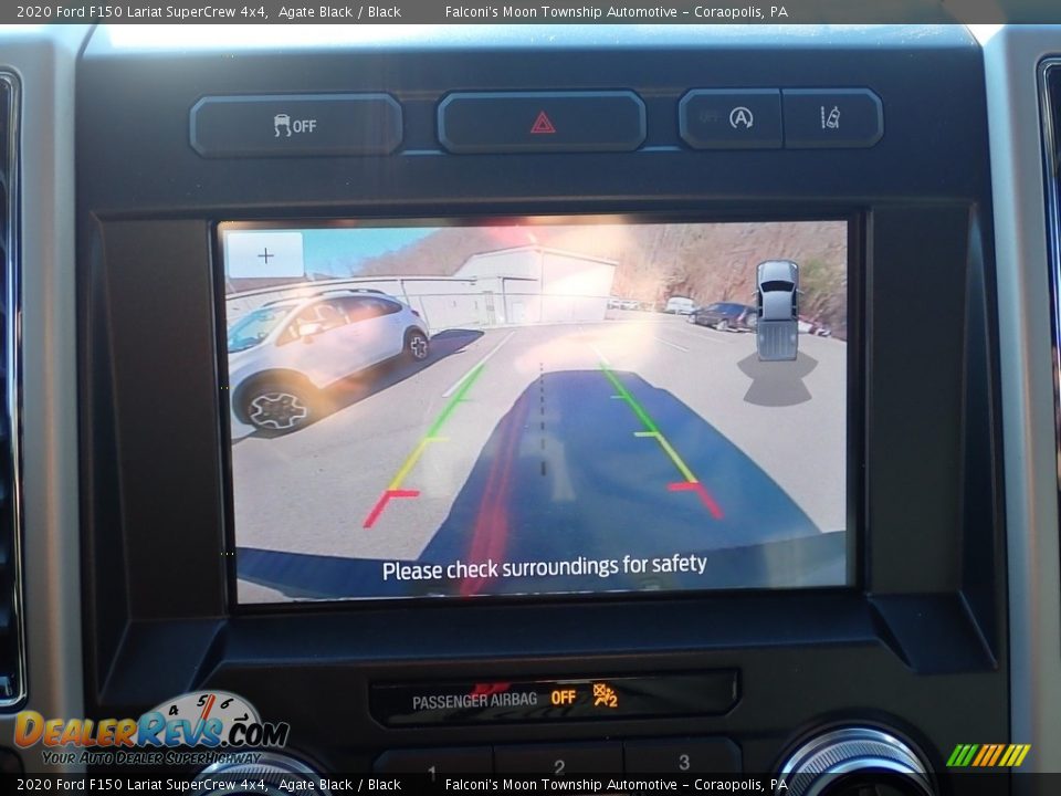 2020 Ford F150 Lariat SuperCrew 4x4 Agate Black / Black Photo #14