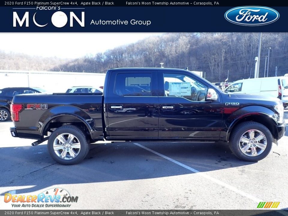 2020 Ford F150 Platinum SuperCrew 4x4 Agate Black / Black Photo #1