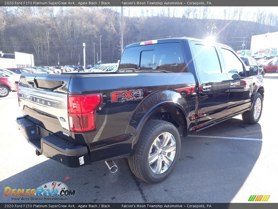 2020 Ford F150 Platinum SuperCrew 4x4 Agate Black / Black Photo #2