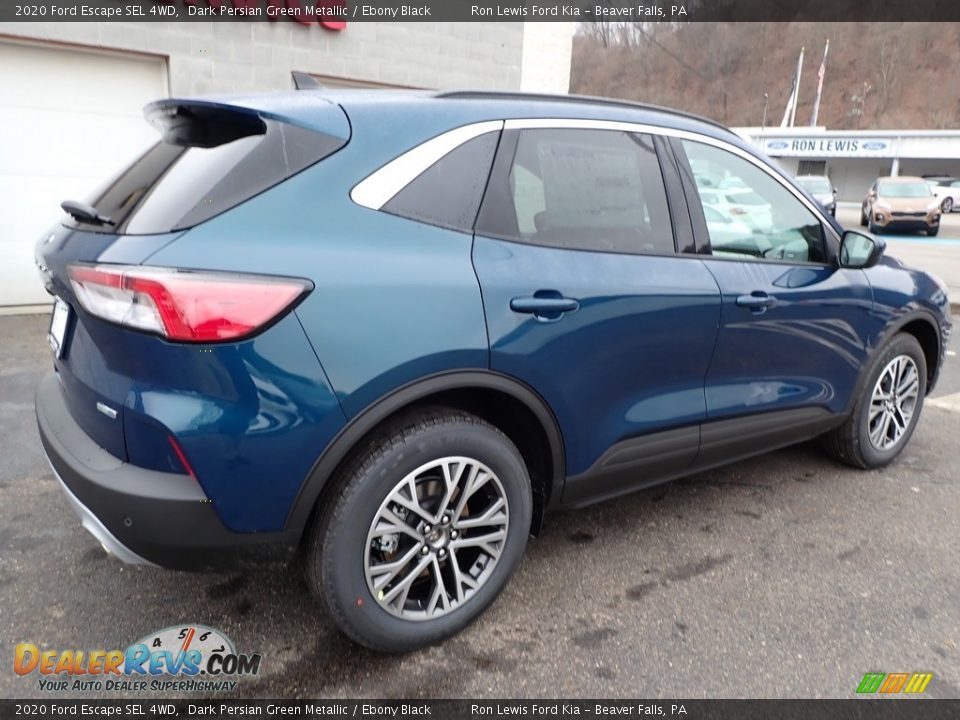 2020 Ford Escape SEL 4WD Dark Persian Green Metallic / Ebony Black Photo #2