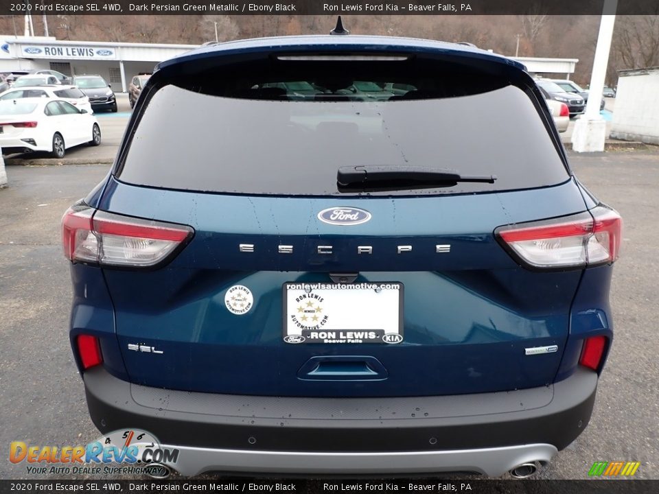 2020 Ford Escape SEL 4WD Dark Persian Green Metallic / Ebony Black Photo #3