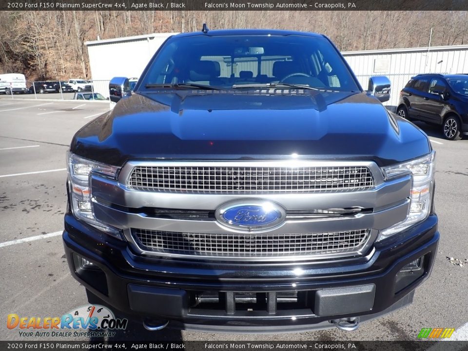 2020 Ford F150 Platinum SuperCrew 4x4 Agate Black / Black Photo #4