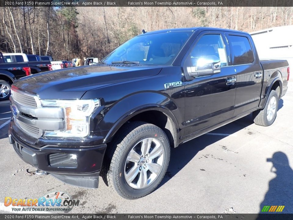Front 3/4 View of 2020 Ford F150 Platinum SuperCrew 4x4 Photo #5