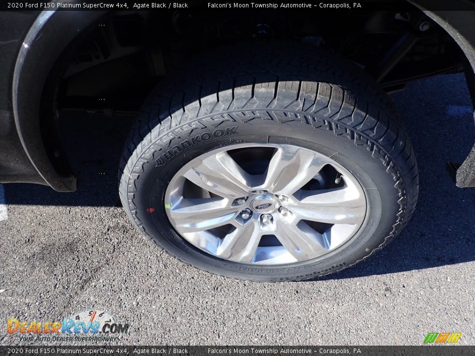 2020 Ford F150 Platinum SuperCrew 4x4 Agate Black / Black Photo #7