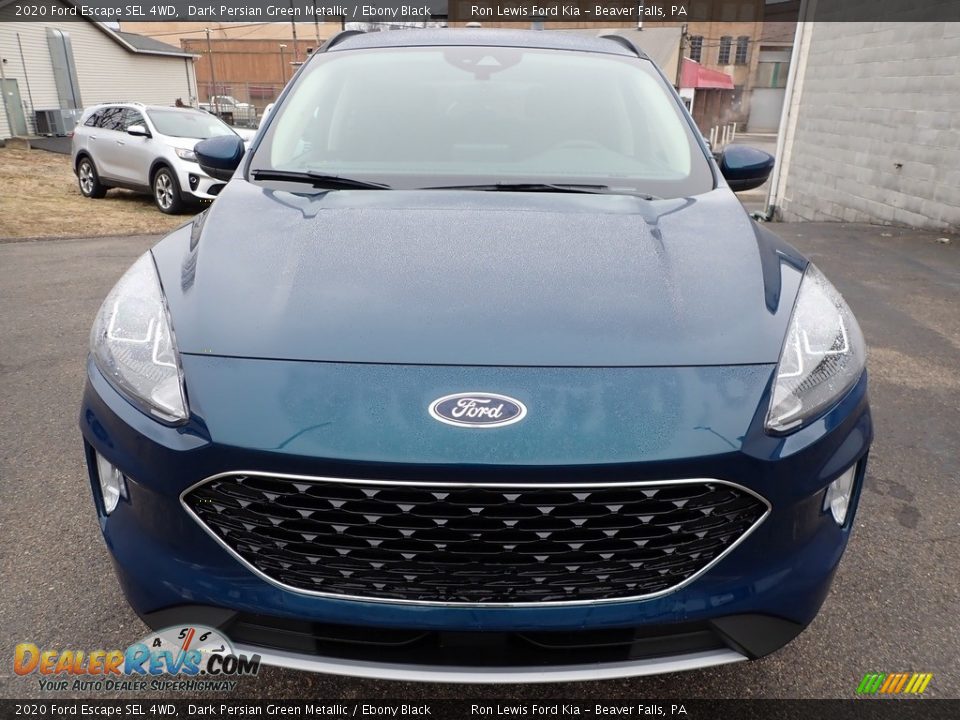 2020 Ford Escape SEL 4WD Dark Persian Green Metallic / Ebony Black Photo #8