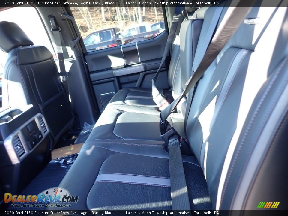 Rear Seat of 2020 Ford F150 Platinum SuperCrew 4x4 Photo #8