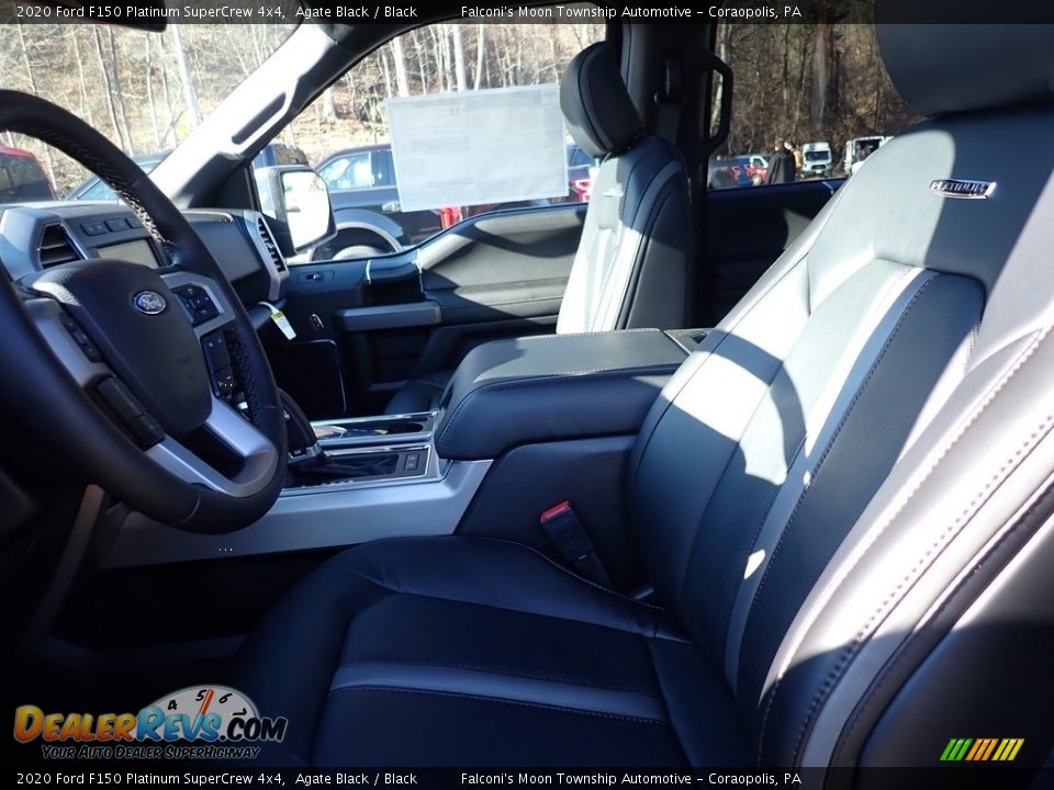 2020 Ford F150 Platinum SuperCrew 4x4 Agate Black / Black Photo #9
