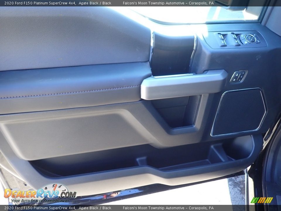2020 Ford F150 Platinum SuperCrew 4x4 Agate Black / Black Photo #10