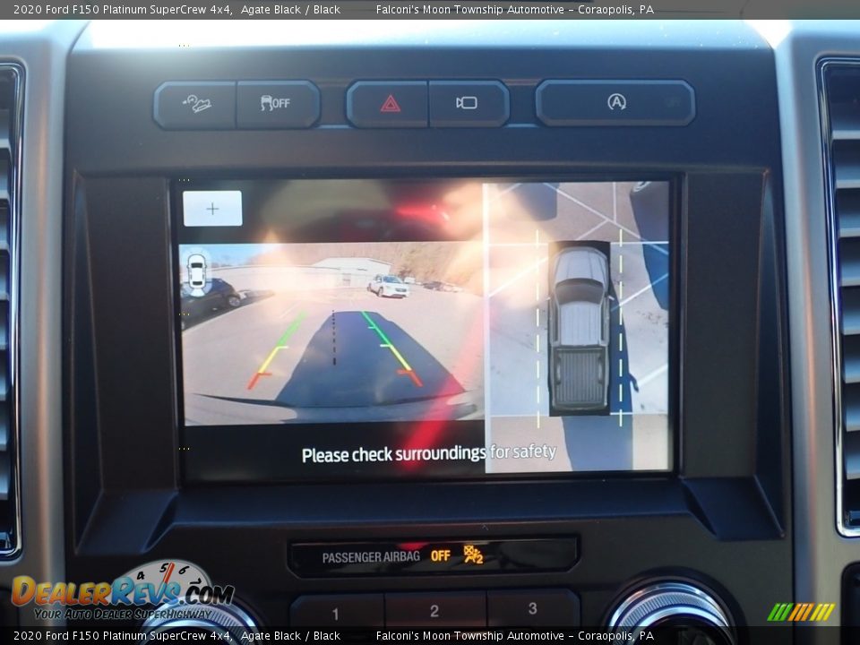2020 Ford F150 Platinum SuperCrew 4x4 Agate Black / Black Photo #14