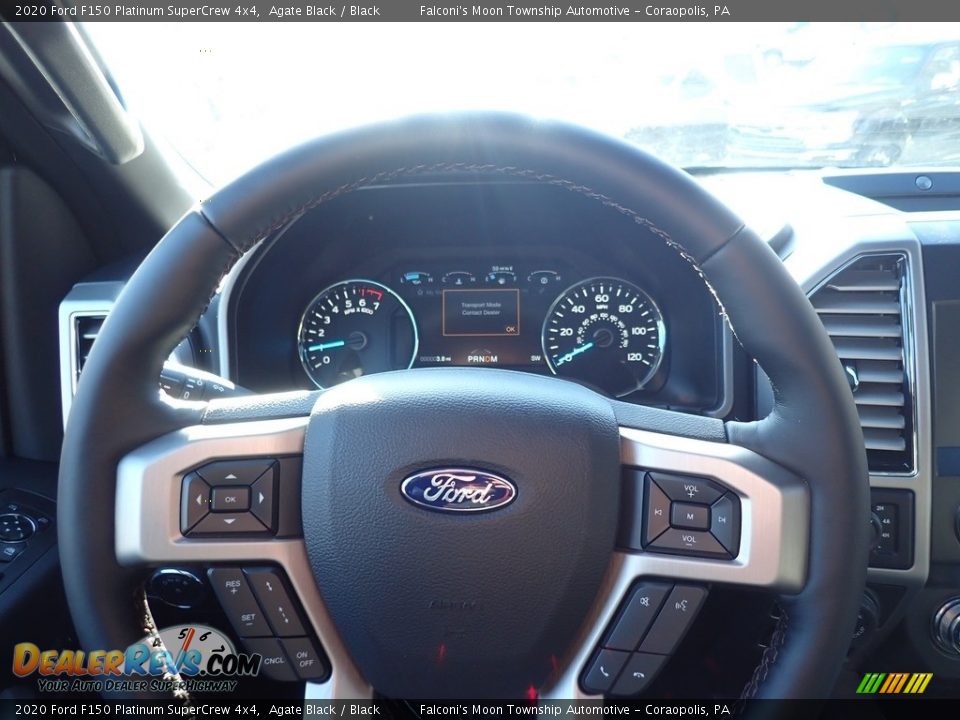2020 Ford F150 Platinum SuperCrew 4x4 Agate Black / Black Photo #15