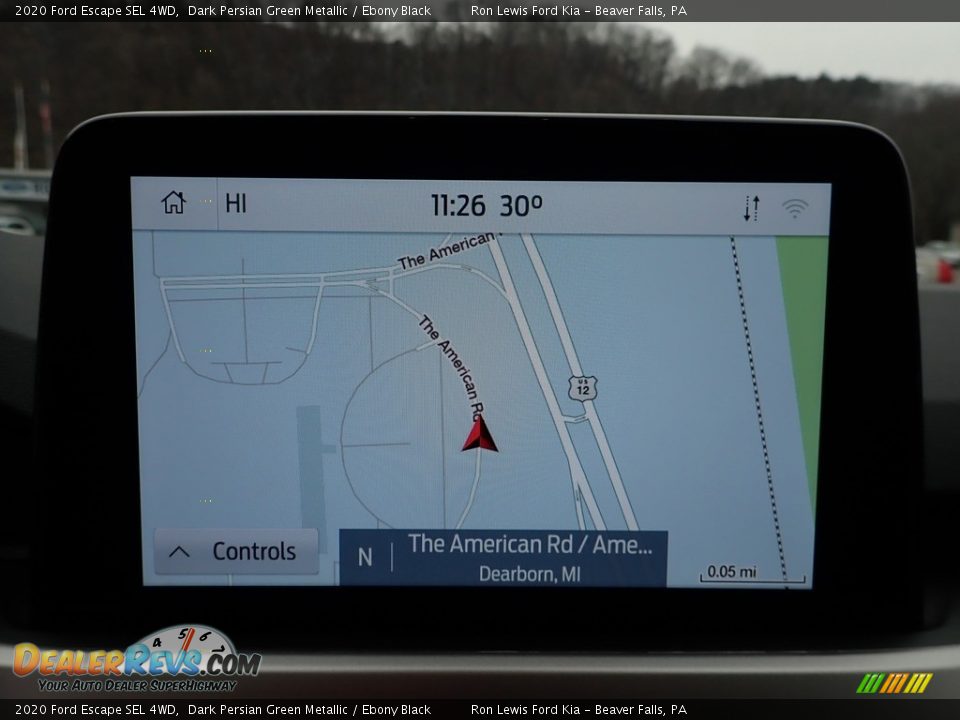 Navigation of 2020 Ford Escape SEL 4WD Photo #17