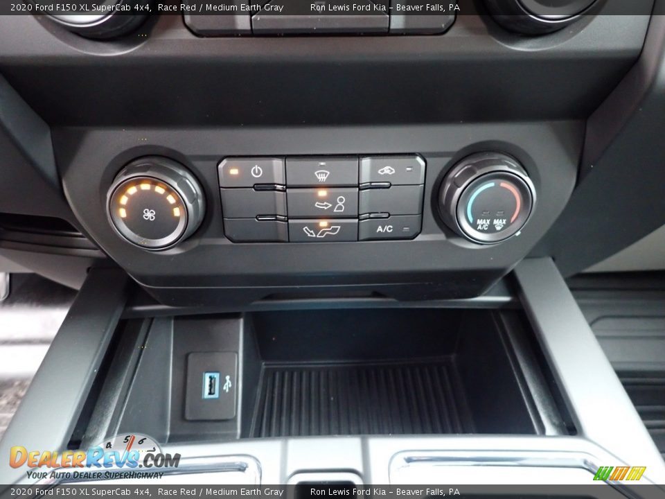 2020 Ford F150 XL SuperCab 4x4 Race Red / Medium Earth Gray Photo #19