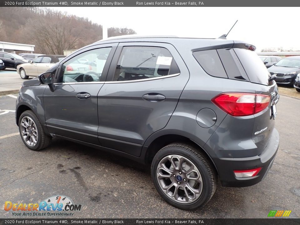 2020 Ford EcoSport Titanium 4WD Smoke Metallic / Ebony Black Photo #5