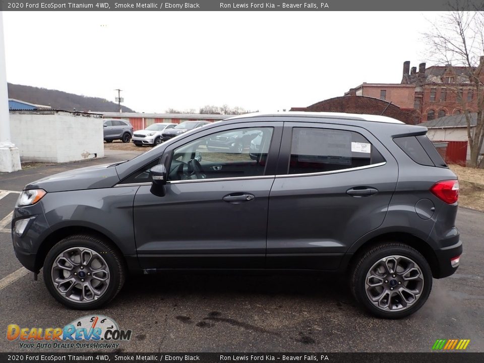 2020 Ford EcoSport Titanium 4WD Smoke Metallic / Ebony Black Photo #6