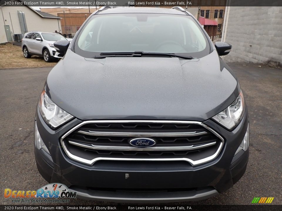 2020 Ford EcoSport Titanium 4WD Smoke Metallic / Ebony Black Photo #8