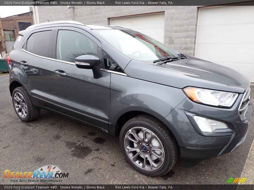 2020 Ford EcoSport Titanium 4WD Smoke Metallic / Ebony Black Photo #9