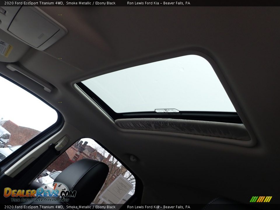 2020 Ford EcoSport Titanium 4WD Smoke Metallic / Ebony Black Photo #11