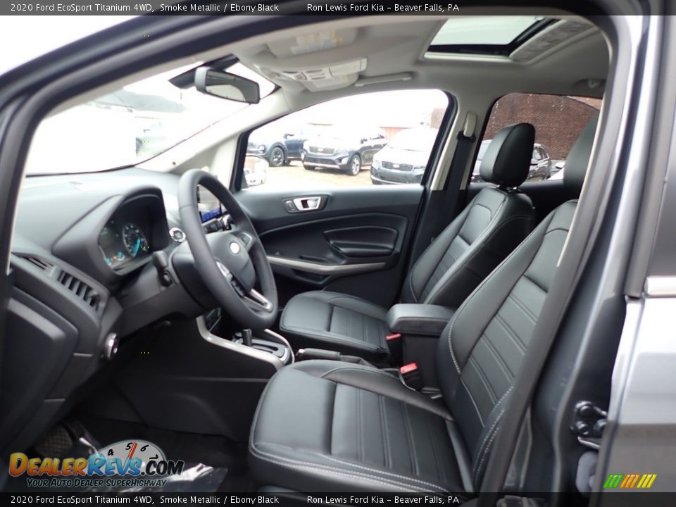 2020 Ford EcoSport Titanium 4WD Smoke Metallic / Ebony Black Photo #14
