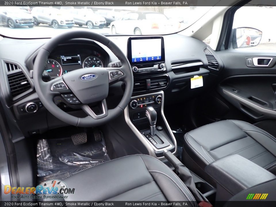 2020 Ford EcoSport Titanium 4WD Smoke Metallic / Ebony Black Photo #16