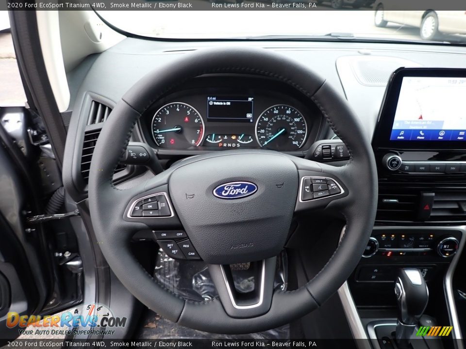 2020 Ford EcoSport Titanium 4WD Smoke Metallic / Ebony Black Photo #18