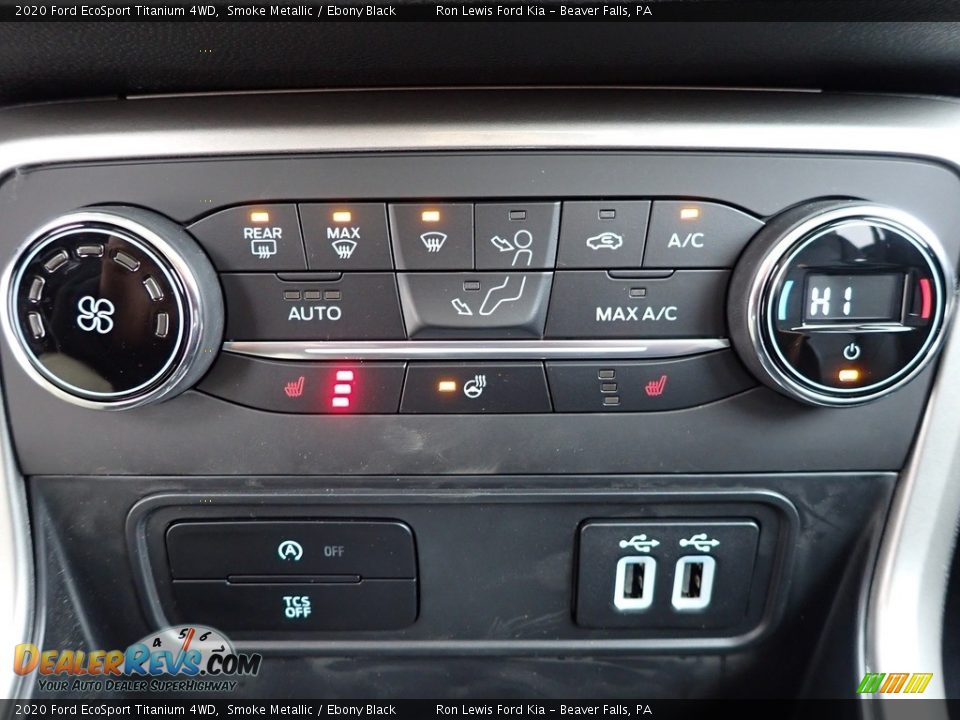 2020 Ford EcoSport Titanium 4WD Smoke Metallic / Ebony Black Photo #19