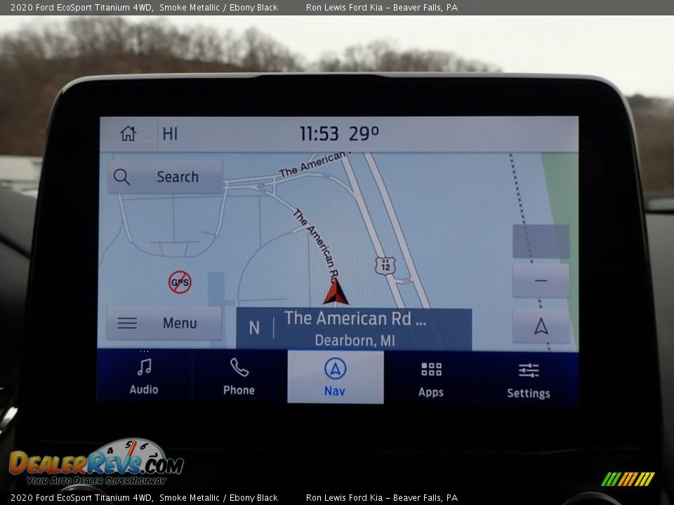 2020 Ford EcoSport Titanium 4WD Smoke Metallic / Ebony Black Photo #20