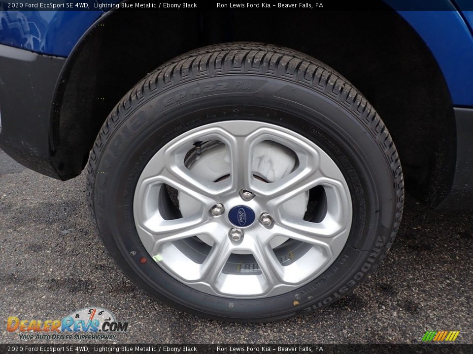 2020 Ford EcoSport SE 4WD Lightning Blue Metallic / Ebony Black Photo #10