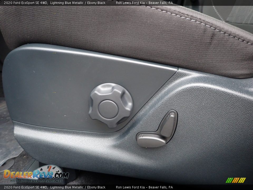 2020 Ford EcoSport SE 4WD Lightning Blue Metallic / Ebony Black Photo #12