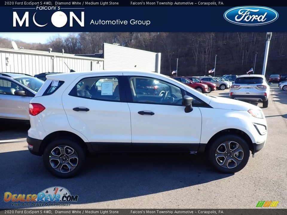 2020 Ford EcoSport S 4WD Diamond White / Medium Light Stone Photo #1