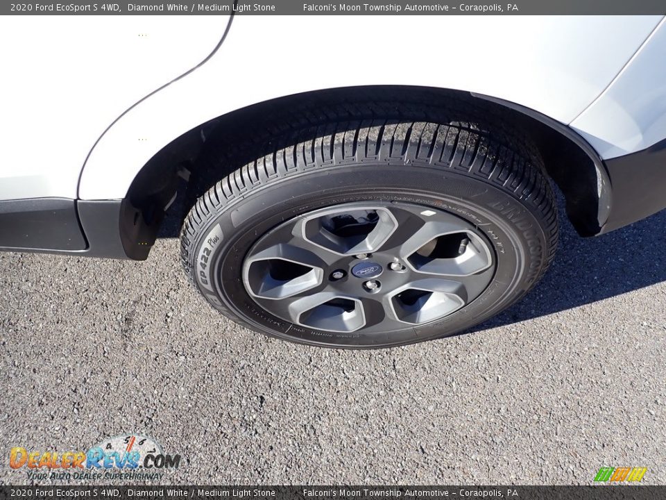 2020 Ford EcoSport S 4WD Diamond White / Medium Light Stone Photo #8