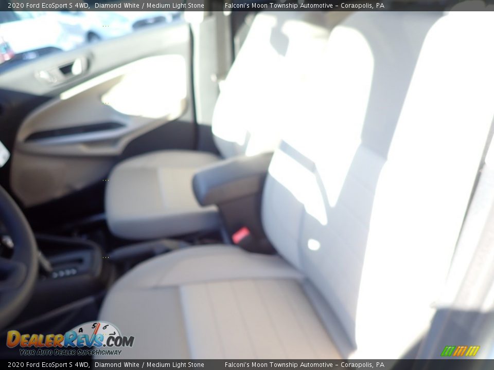 2020 Ford EcoSport S 4WD Diamond White / Medium Light Stone Photo #11