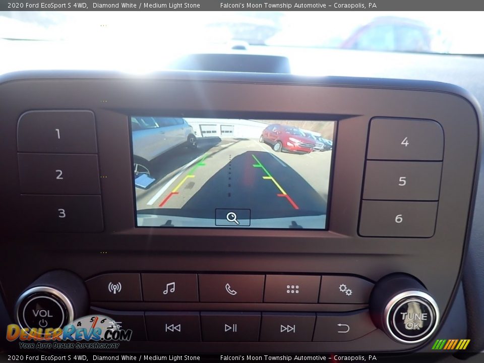 2020 Ford EcoSport S 4WD Diamond White / Medium Light Stone Photo #14