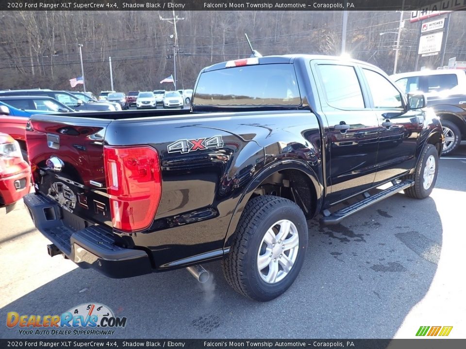 2020 Ford Ranger XLT SuperCrew 4x4 Shadow Black / Ebony Photo #2